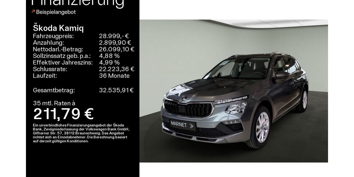 Skoda Kamiq 5.500 km 28.999 &euro; Heidenheim a. d. B. 89520