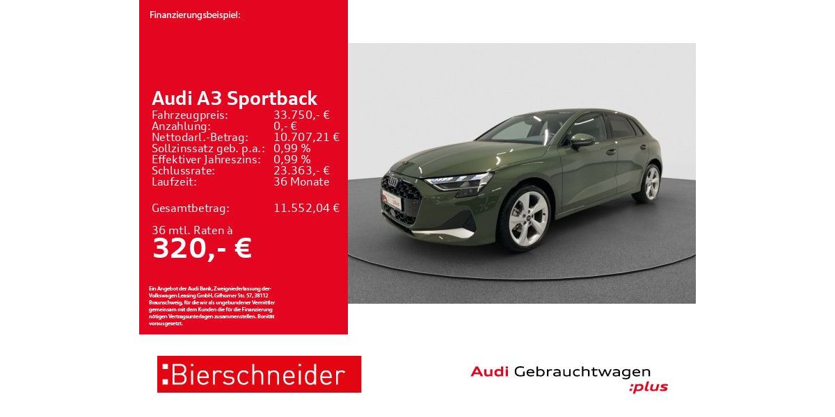 Audi A3 8.142 km 33.750 &euro; Aalen 73431