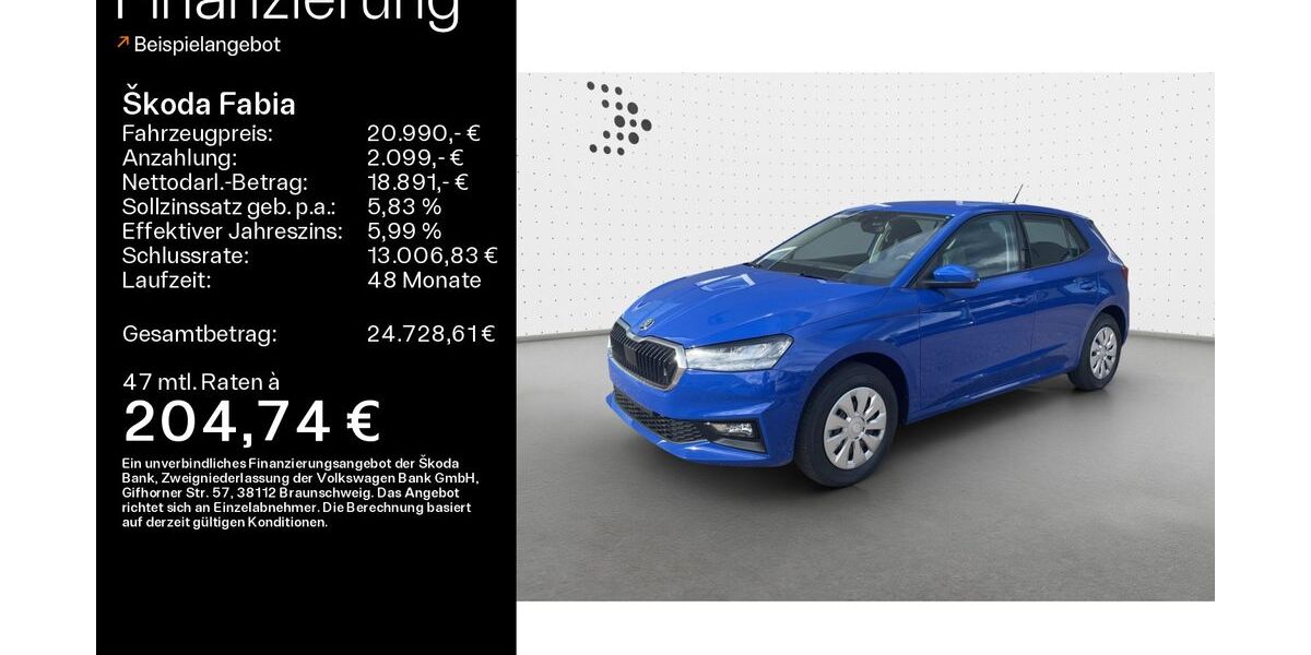 Skoda Fabia 3.200 km 20.990 &euro; Heidenheim a. d. B. 89520