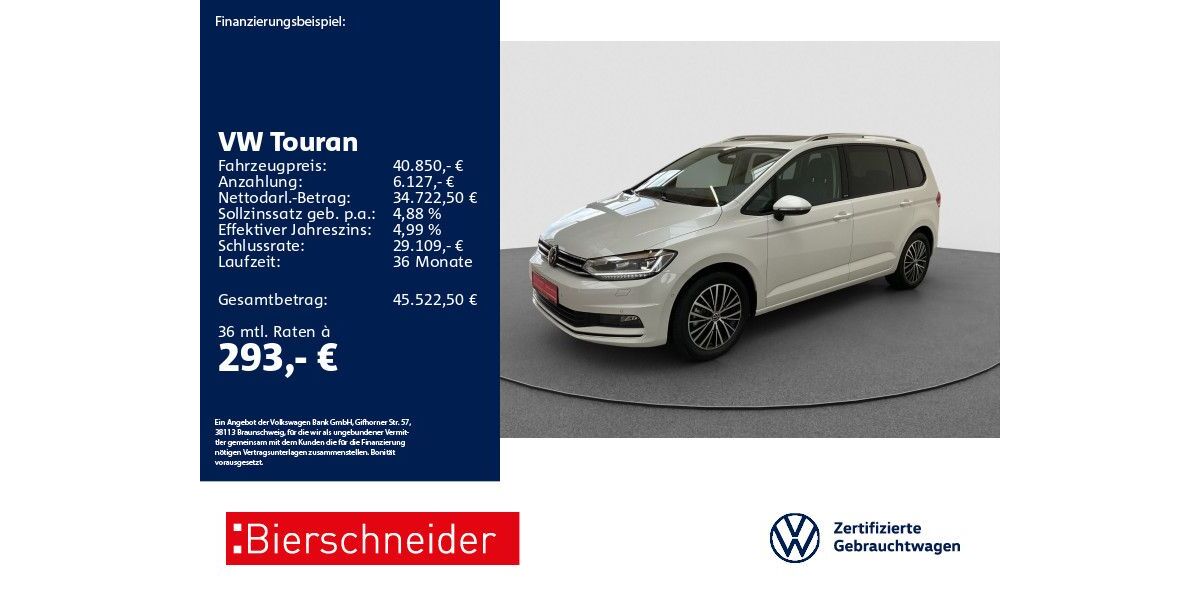 VW Touran 16.001 km 40.850 &euro; Aalen 73431