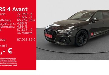 Audi RS4 11.290 km 77.950 &euro; Aalen 73431