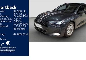Audi A3 4.318 km 34.950 &euro; Aalen 73431