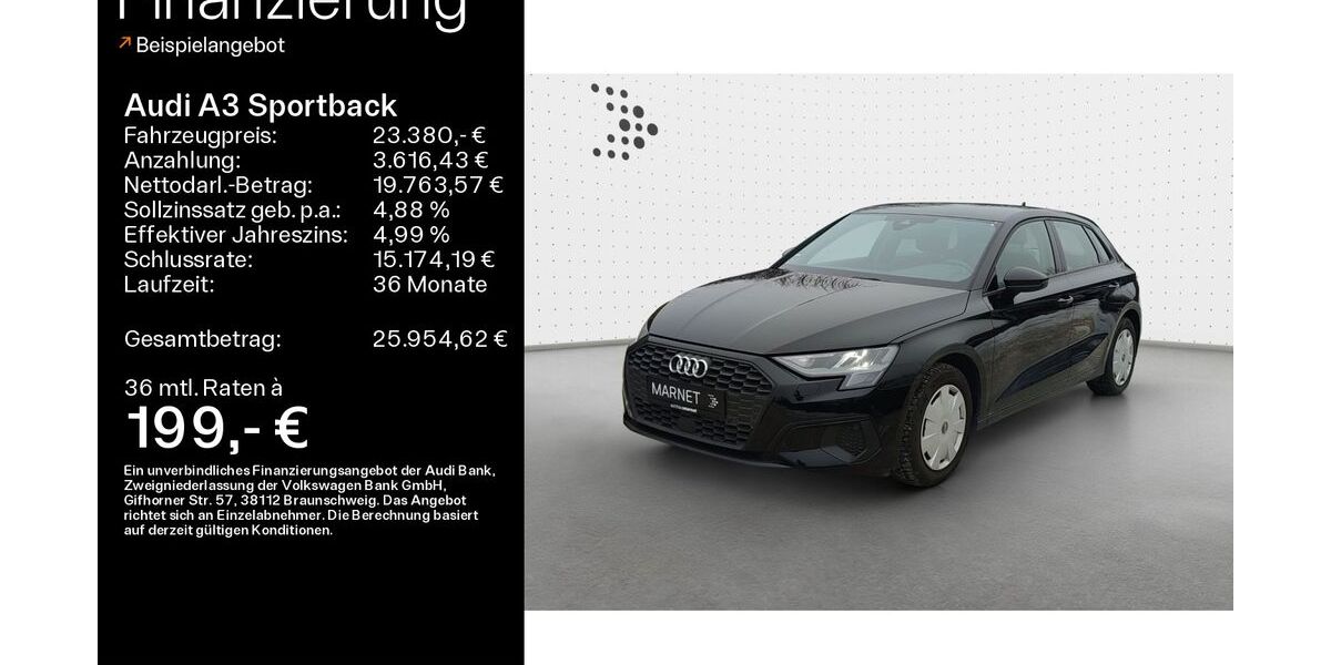 Audi A3 19.537 km 23.380 &euro; Heidenheim a. d. B. 89520