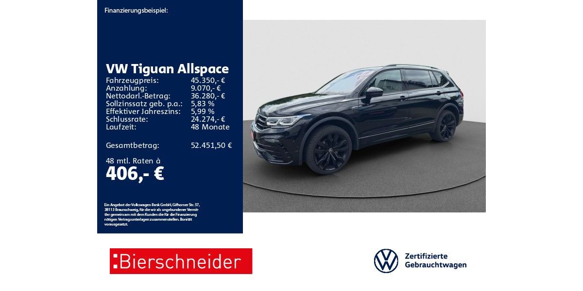 VW Tiguan Allspace 24.742 km 45.350 &euro; Aalen 73431