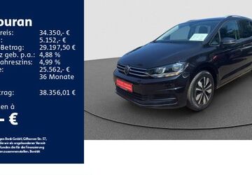 VW Touran 8.428 km 33.650 &euro; Schwäbisch Gmünd 73525