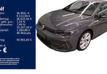 VW Golf 2.474 km 36.450 &euro; Aalen 73431