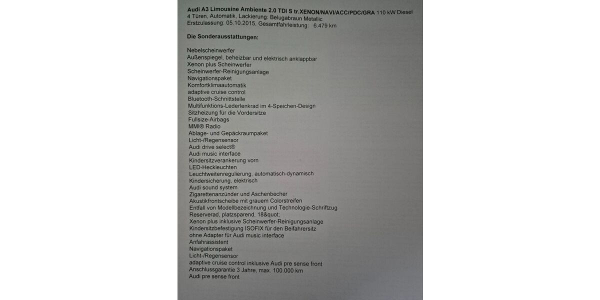 Audi A3 146.000 km 15.999 &euro; Stimpfach 74597