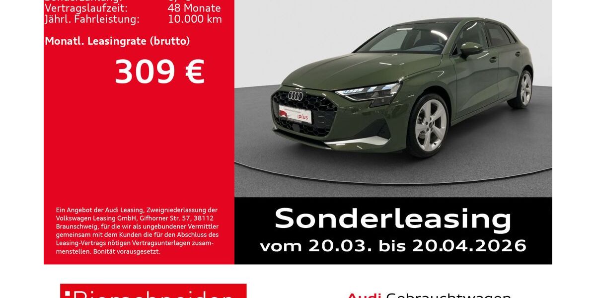 Audi A3 8.296 km 34.250 &euro; Aalen 73431