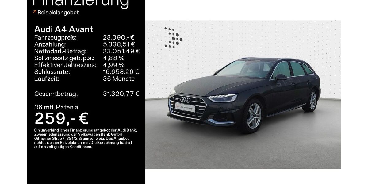 Audi A4 109.269 km 28.390 &euro; Heidenheim a. d. B. 89520