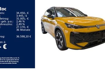 VW T-Roc 13.790 km 34.450 &euro; Aalen 73431