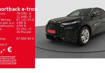 Audi Q6 e-tron 3.950 km 78.990 &euro; Aalen 73431