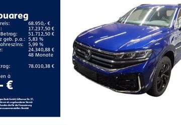VW Touareg 25.533 km 68.950 &euro; Schwäbisch Gmünd 73525