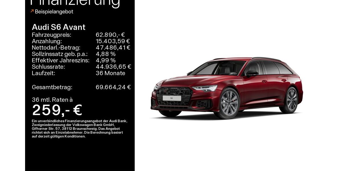 Audi S6 26.131 km 62.890 &euro; Heidenheim a. d. B. 89520